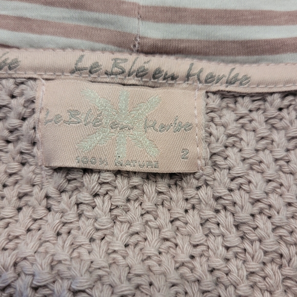 Le Ble en Herbe Cape Ponch All Natural Size 2 Light pink - Picture 7 of 9